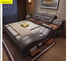 Modernistic Multi-Functional Soft Leather Bed / Lixra