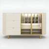 Rectangular Marble-Top Modern Buffet Table / Lixra