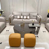 Luxurious Bentley Tufted Leather Sofa Set / Lixra