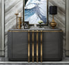 Modern Buffet Table With Golden Frame / Lixra