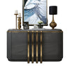 Modern Buffet Table With Golden Frame / Lixra