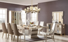 Gloss Solid Wood Dining Table Set / Lixra