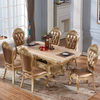 European Rectangular Marble-Top Dining Table / Lixra