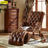 Solid Wood Rocking Chair With Stool / Lixra