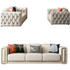 Luxurious Tufted Back Leather Sofa Set / Lixra