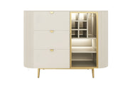 Modern Buffet Table With Marble-Top / Lixra