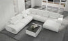 Luxuriuous U-Shaped Leather Sectional sofa