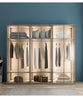 Gleamy Finish Astounding Design Wooden Wardrobe / Lixra