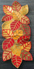 Leaf Design Glass-Beads Table Runner / Lixra