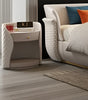 Modern Set Of 2 Wooden Nightstand With Drawer / Lixra