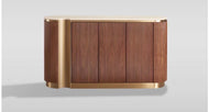 Modern Luxurious Marble Top Buffet Table / Lixra