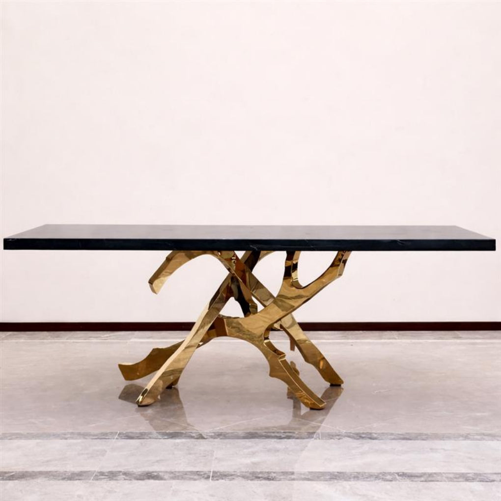 90-inch Marble Top Dining Table / Lixra