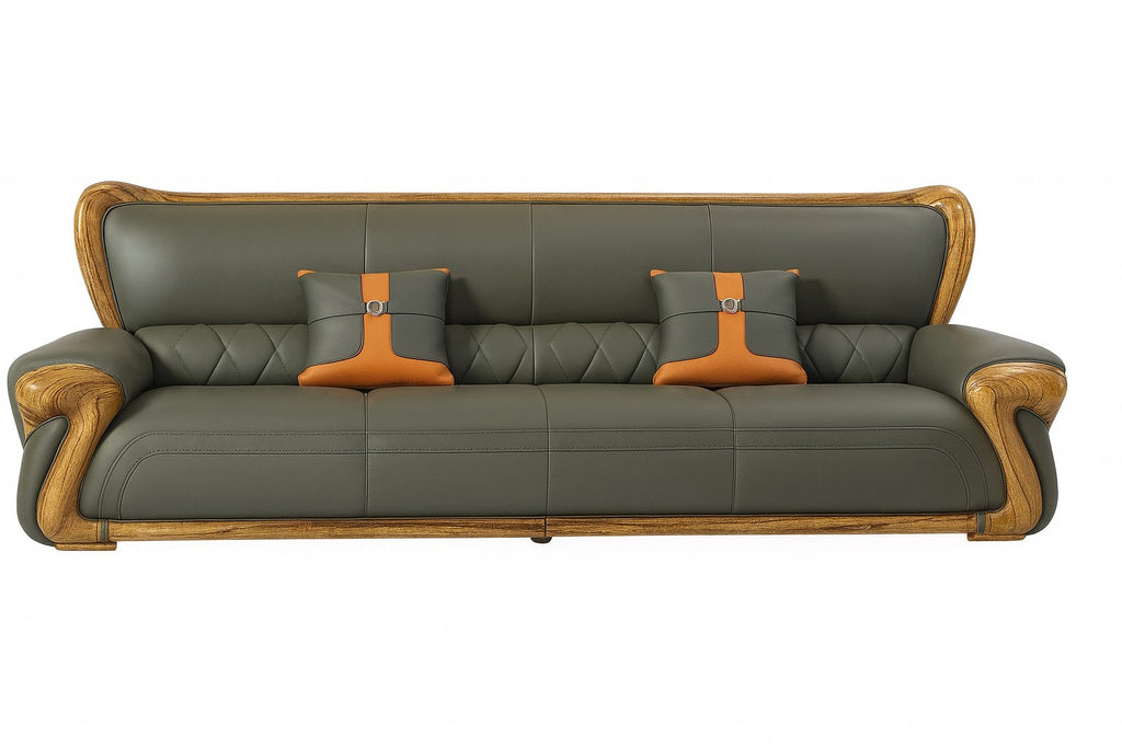 4-Seater Genuine Leather Upholstery European Sofa / Lixra