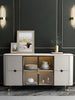 Wooden White Buffet Table With Marble-Top / Lixra
