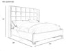 Luxurious Golden Accents And Floral Design Bedroom Set / Lixra