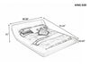 Elementary Design Leather Bed With LED Lights