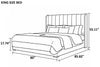 Lavishing Modernistic Luxurious Leather Bed