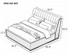 Modern Style Endearing Leather Bed
