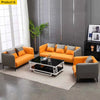 Sleek Designed 1-2-3 Leather Sofa Set