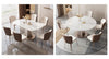 Extendable Versatile Marble Dining Table