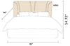 Magnificent Design Button Tufted Leather Upholstered Bed / Lixra