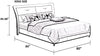 Moderate Design Exclusive Leather Bed / Lixra