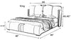 Magnolious Design Modern Leather Bed