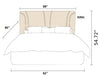 Magnificent Button Tufted Leather Upholstered Bed