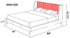 Luxurious Elementary Design Comfy Leather Bed