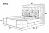 Contemporary Classic Luxurious Leather Bed