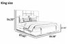 Luxurious Rectangular and Spacious Leather Bed