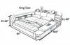 Contemporary Design Multipurpose Leather Bed