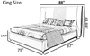 Exclusive Modern Design Leather Bed