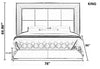 Modern Designed Luxurious Leather Bed