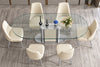 Palatial Marble-Top Dining Table Set for 6 / Lixra