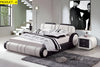 Exclusive Designed Stylish White Leather Bed
