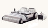 Exclusive Designed Stylish White Leather Bed