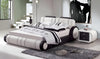 Exclusive Designed Stylish White Leather Bed