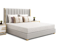 Lavishing Modernistic Luxurious Leather Bed / Lixra
