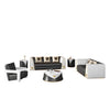 Leather Upholstered Sofa Set for Living Room / Lixra