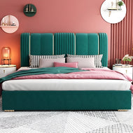 Versatile Modern Touch Luxurious Fabric Bed / Lixra