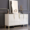 Versatile Buffet Table with Marble-Top Surface / Lixra