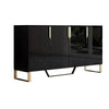 Versatile Buffet Table with Marble-Top Surface / Lixra