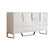Versatile Buffet Table with Marble-Top Surface / Lixra