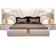 Modern High-End Luxurious Leather Bed / Lixra