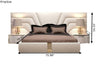 High-End Modern Luxurious Leather Bed / Lixra