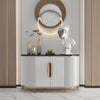 Wooden Door Buffet Table with Marble Top / Lixra