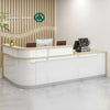 L Shaped Exclusive Design Office Reception Desk / Lixra