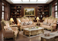 Liville Aesthetic European Leather Sofa Set / Lixra