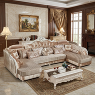 Liville U-Shaped European Sectional Fabric Sofa Set / Lixra